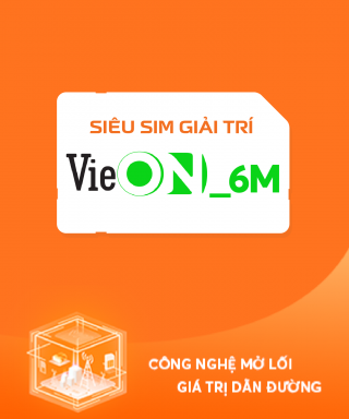 Siêu sim giải trí VIEON 6 tháng