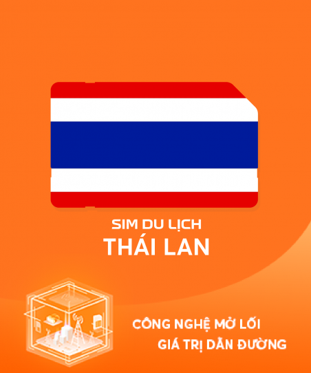 eSim du lịch Thái Lan 7 ngày 2GB/ngày