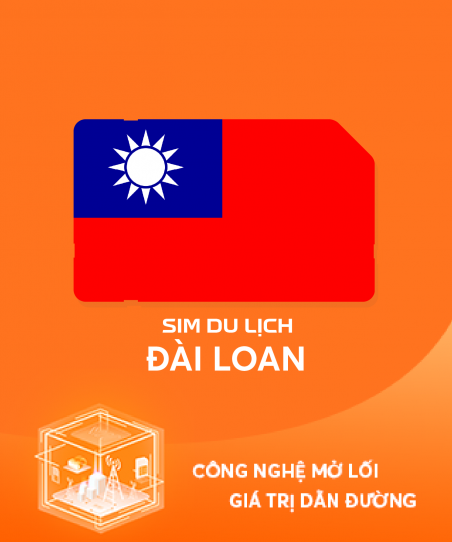 eSim du lịch Đài Loan 5 ngày 2GB/ngày