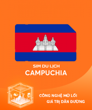 eSim Campuchia 3 ngày 2GB/ngày