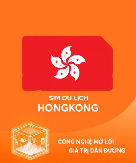 eSim du lịch Hồng Kông 10 ngày 2GB/ngày