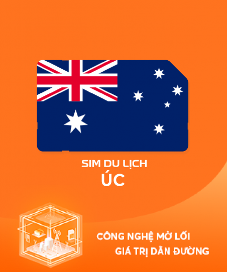 eSim du lịch Úc 5 ngày 2GB/ngày